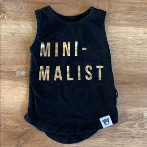 Huxbaby “mini-malist” tank. 6-12 months. EUC.